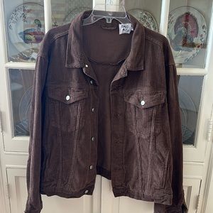 Brown corduroy “Jean” jacket - M/L